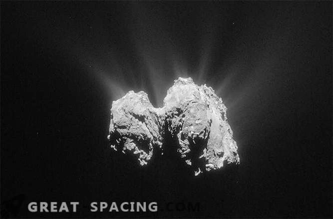 Phil's spacecraft, located on a comet, contacted Rosetta