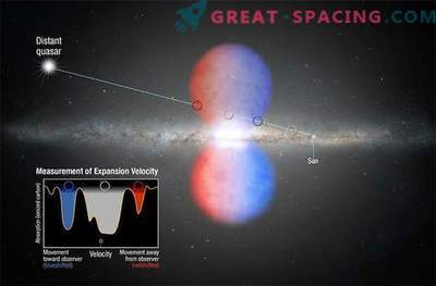 Мистериозна балонска галаксија која патува со брза брзина