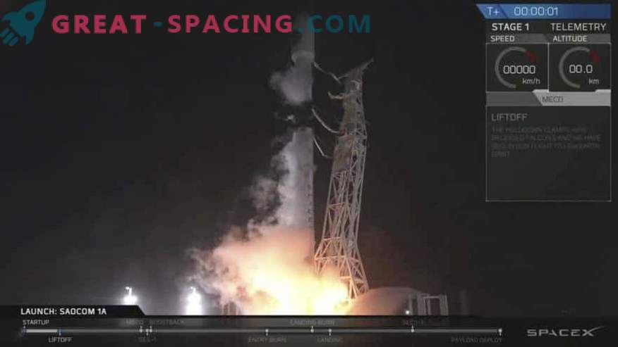 Успешно започнување на сателитот и слетување на ракетата SpaceX