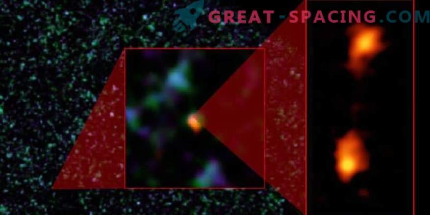 Звездената фузија прикажува галактички дует