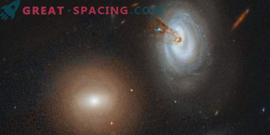 Гладниот кластер апсорбира беспомошна галаксија