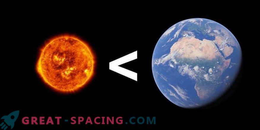 Што ако Сонцето е помало од Земјата