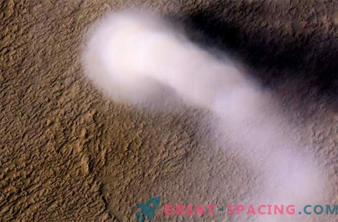 Торнадото од прашина влијае на климата на Марс