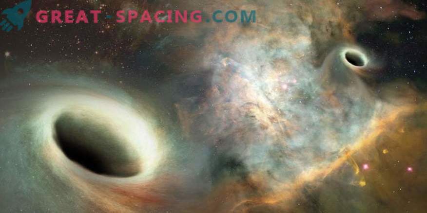 Научниците фиксираат гигантски пара црни дупки