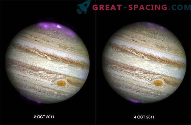 Соларните бури запалат интензивен рентгенски зраци на Јупитер