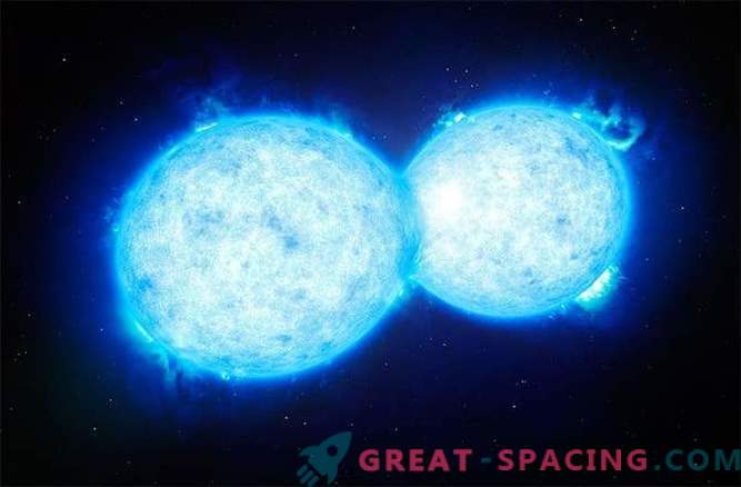 Две огромни ѕвезди се собраа во смртни прегратки.