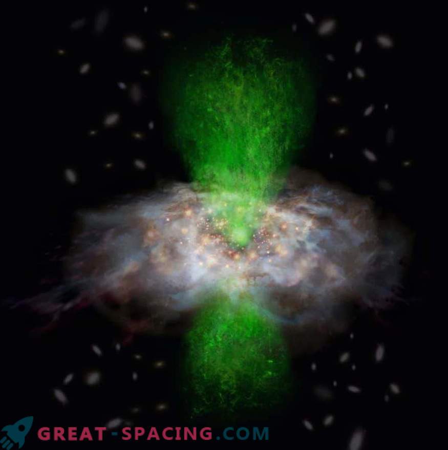 АЛМА ја демонстрира ко-еволуцијата на црна дупка