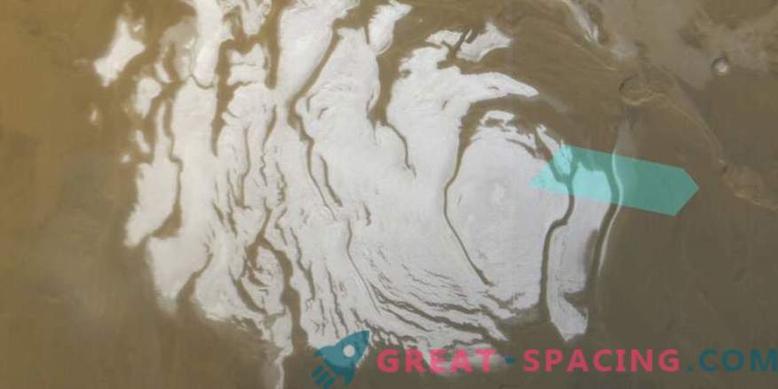 На Марс, пронајдени се најголемите депозити на воден мраз