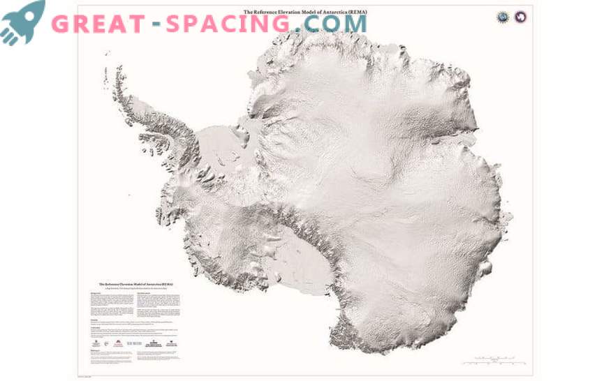 Неверојатни детали на Антарктикот во новата мапа со висока резолуција