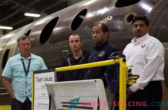 Среќно го спаси животот на вториот пилот на SpaceShipTwo