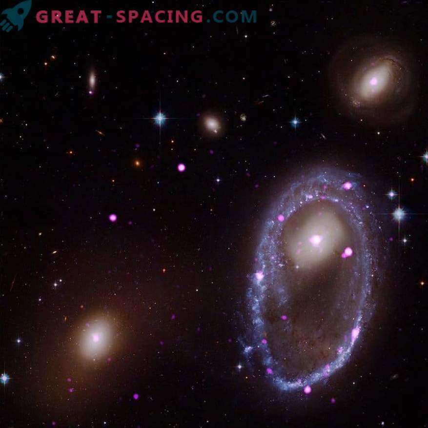 Галаксијата покажува исклучите еден невообичаен прстен во х-зраците
