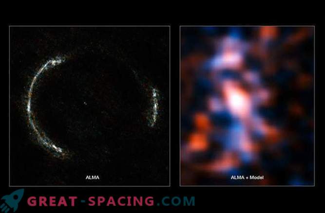 Огромни региони што формираат ѕвезди се наоѓаат во античка галаксија.