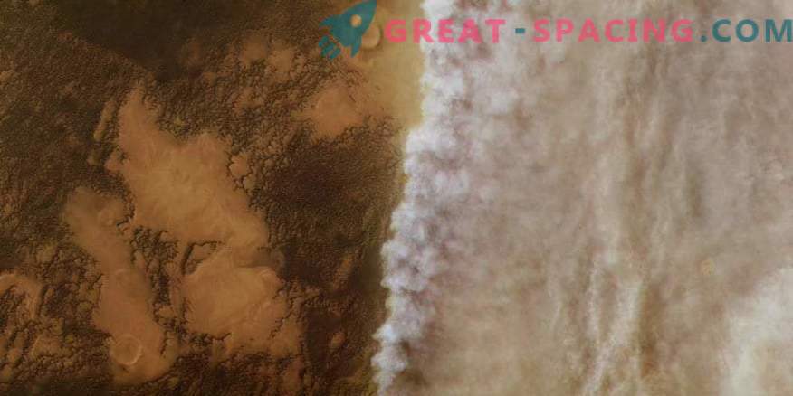 Фотографии на космосот: Марсската бура од прашина