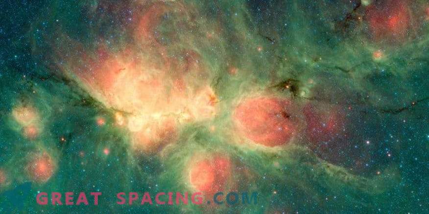 Нови ѕвезди експлодираат меурчиња во маглината маглина
