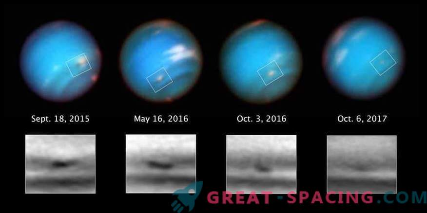 Хабл ја гледа чудната бура на Нептун