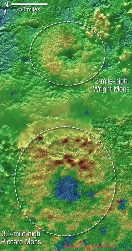 Les étranges montagnes de Pluton peuvent être des volcans de glace
