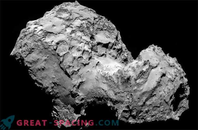 Comet Rosetta padengtas purus dulkėmis