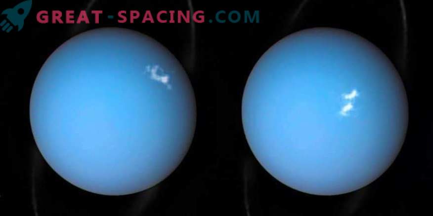 Поларните светла на Уран