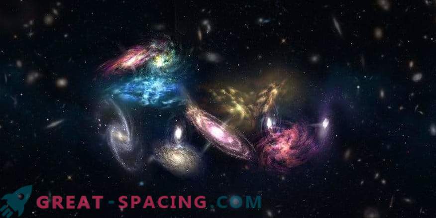 Научниците зафатија масовно спојување на галаксии во раниот Универзум