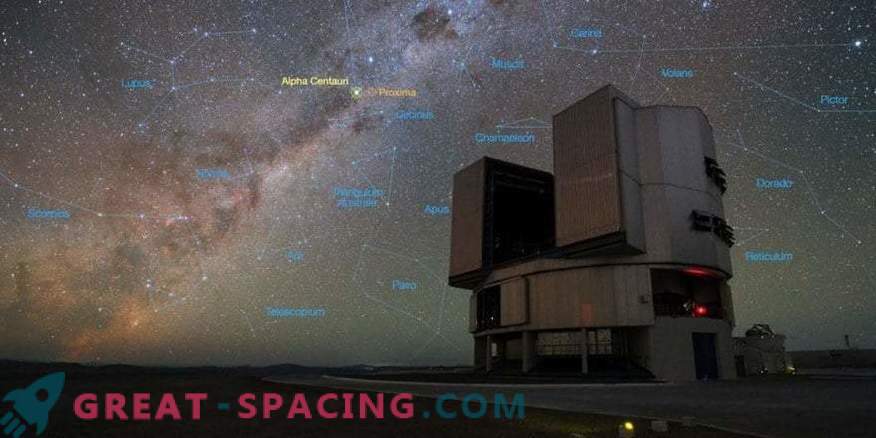 Телескопот бара надворешни светови во соседниот систем на ѕвезди