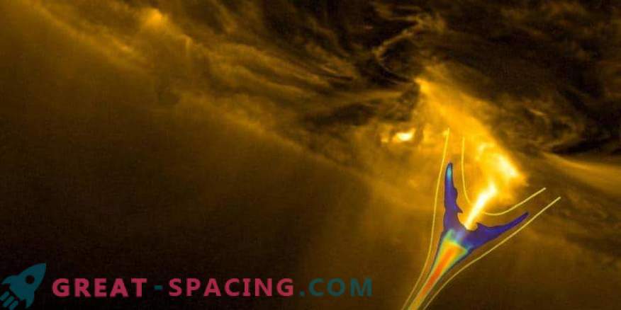 Магнетни извори дисперзираат честички на Сонцето