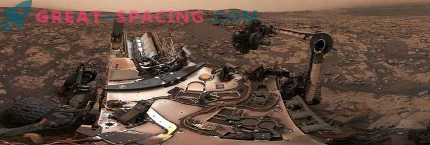 Епска самоуправа и Марс Панорама од правливиот ровер Куриозитет