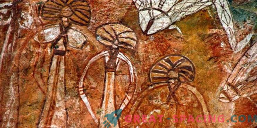 Kāda veida radības ir attēlotas 10 000 gadus vecā akmens glezniecībā