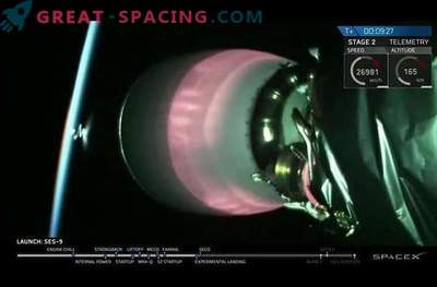 SpaceX a effectué la cinquième tentative d'atterrissage d'un missile Falcon-9