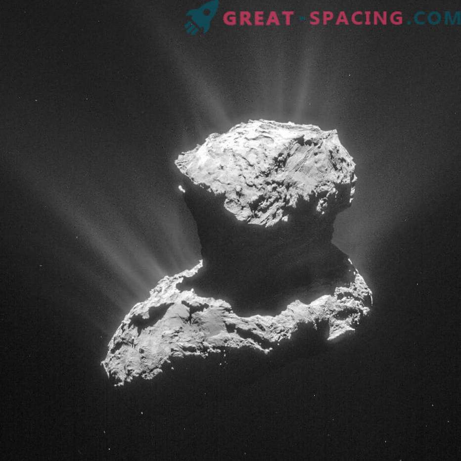 Розета продолжува да ја проучува кометата 67P / Churyumov-Gerasimenko
