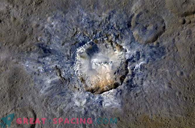 Полигоналниот кратер ги покажува раздорите на Церезе