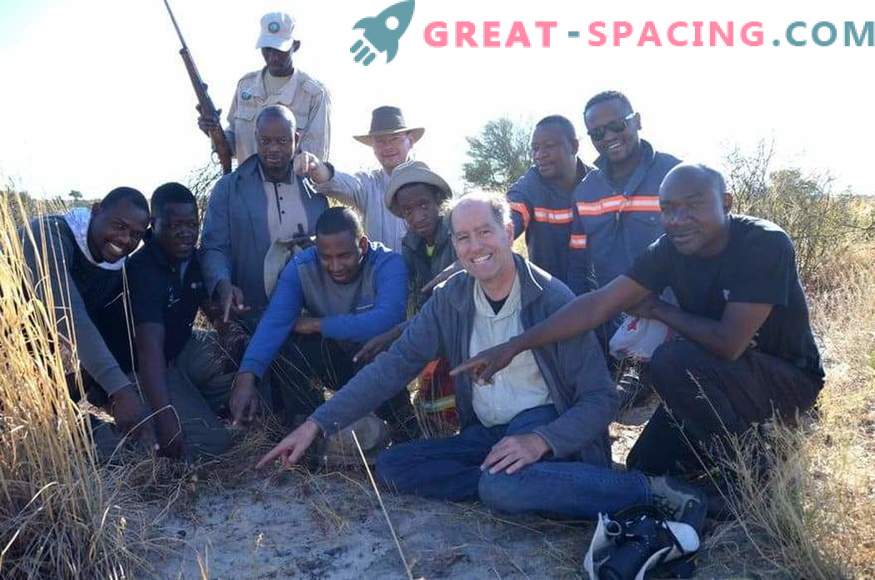 Фрагмент на ударниот астероид пронајден во Боцвана