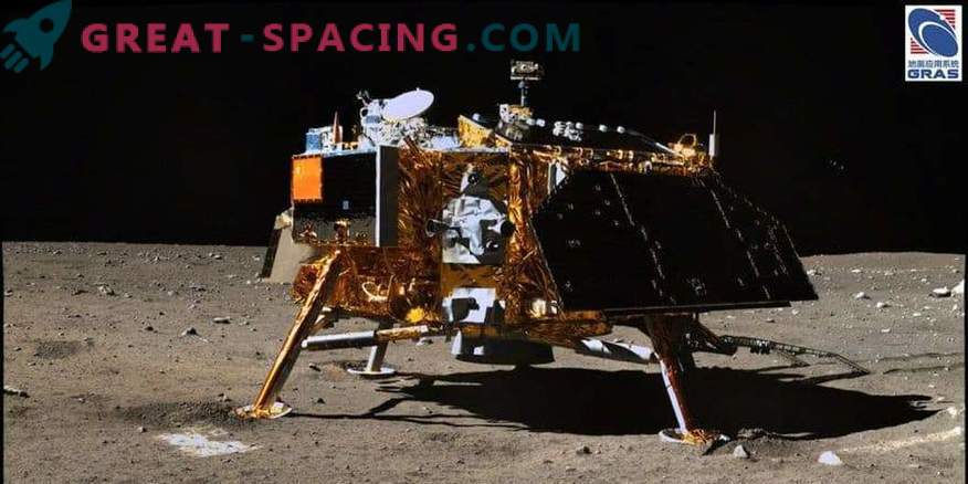 На местото на слетување на кинеската сонда на Месечината се појави името