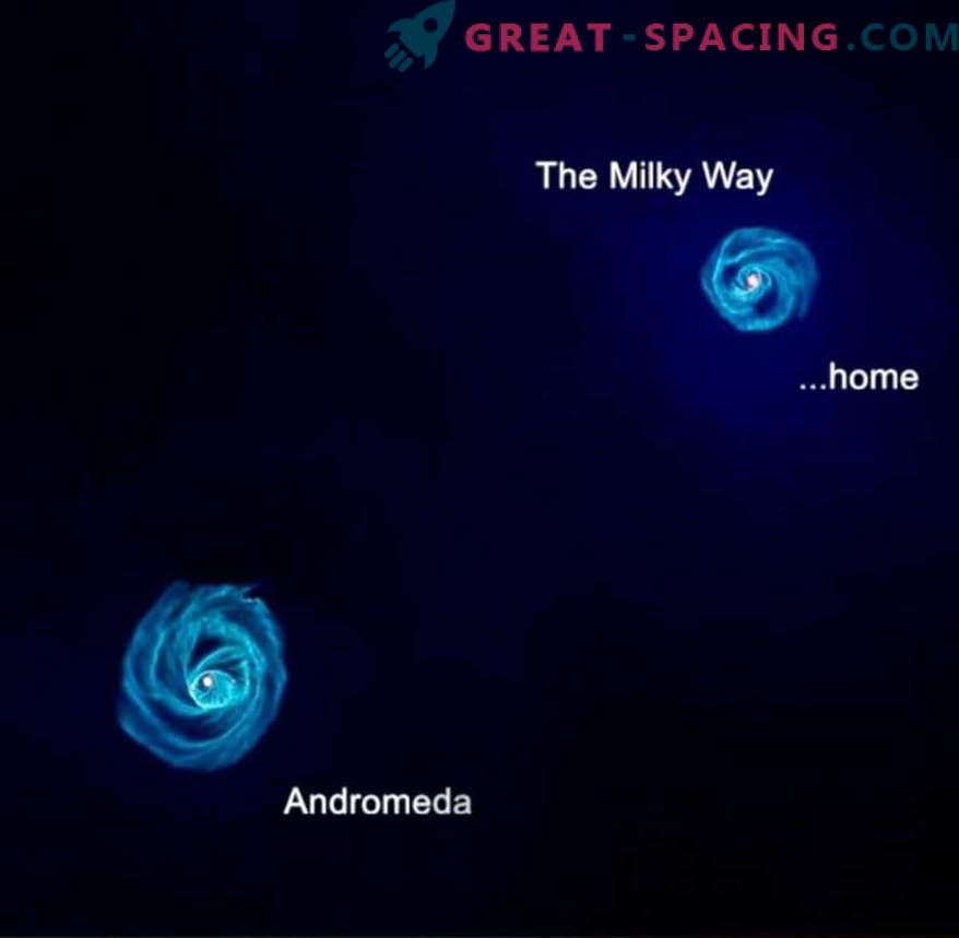 Нови податоци за големината на Андромеда Галакси