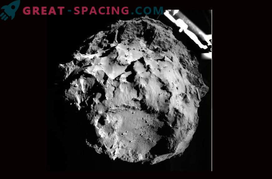 El módulo de aterrizaje de la roseta aterrizó en el cometa Churyumov-Gerasimenko