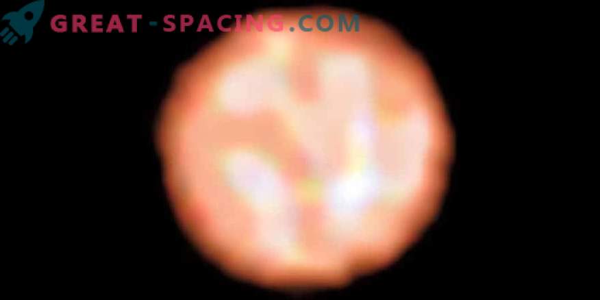 Први детални слики на површината на гигантска ѕвезда