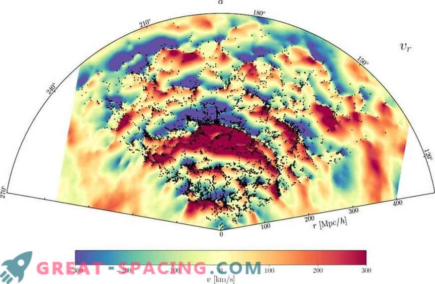 Kosmologer bildar nya kartor med mörk materia dynamik