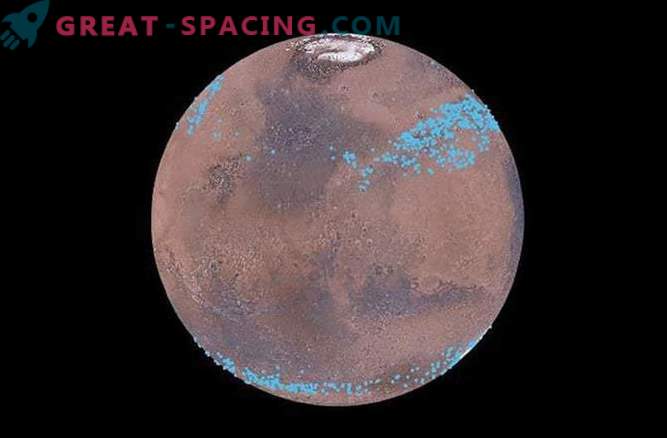 Глечерите под површината на Марс изобилуваат со вода
