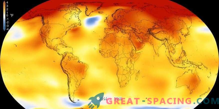2018 беше четвртата најтопла година во историјата
