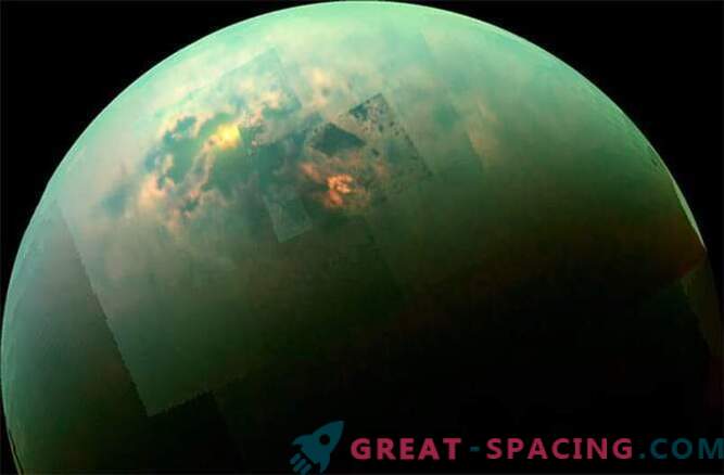 Касини видов еден сончев ден на морињата на Титан